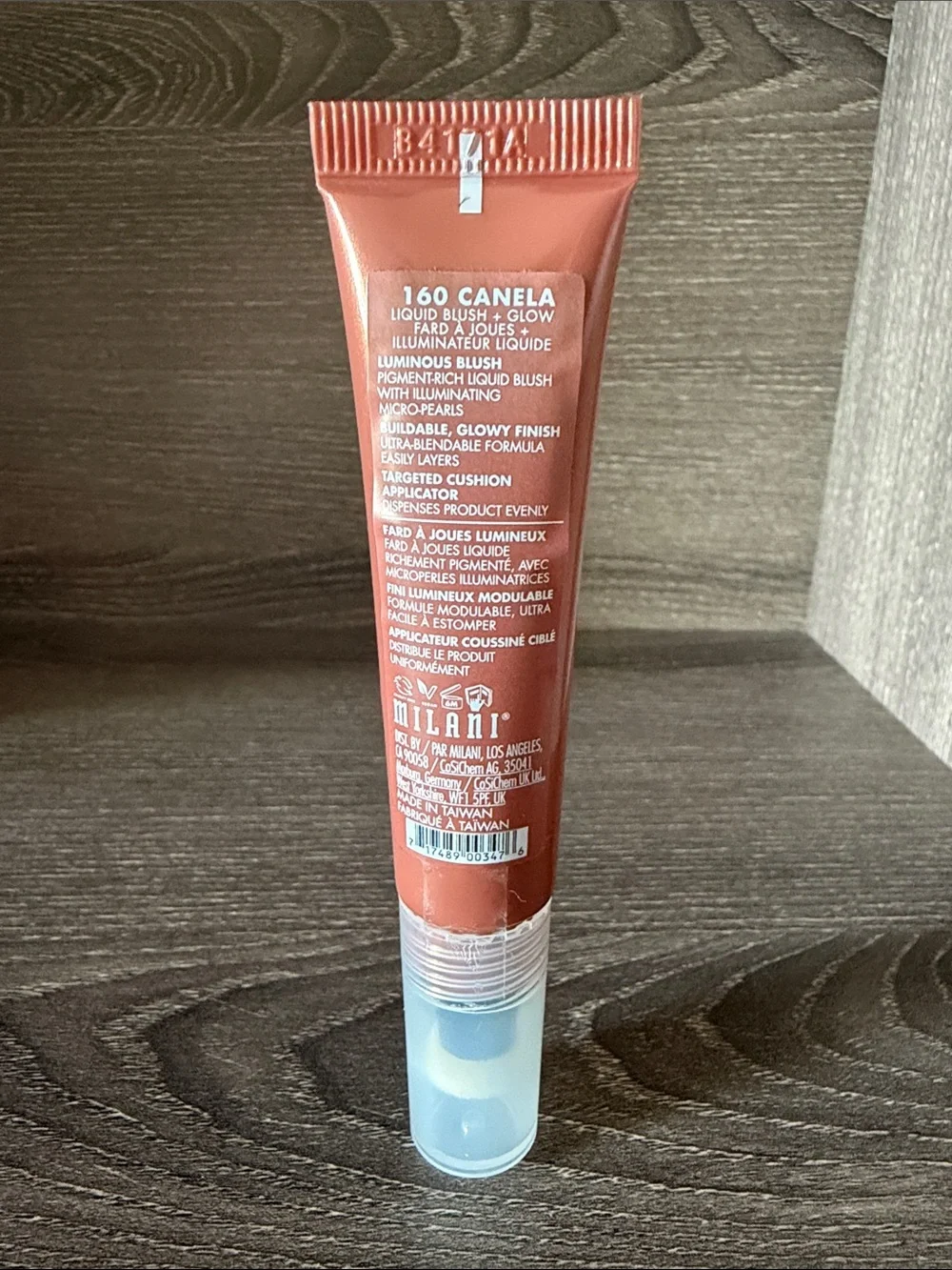 ❤️$8 NWT Milani Cheek Kiss Liquid Blush + Glow Shade Canela 10ml